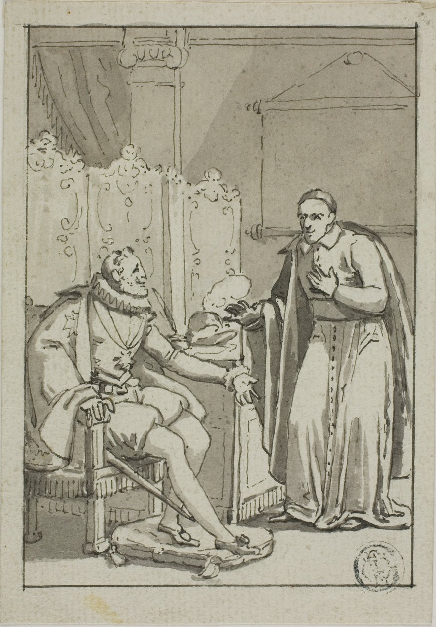 Kardinals publik med Henrik IV av Unknown