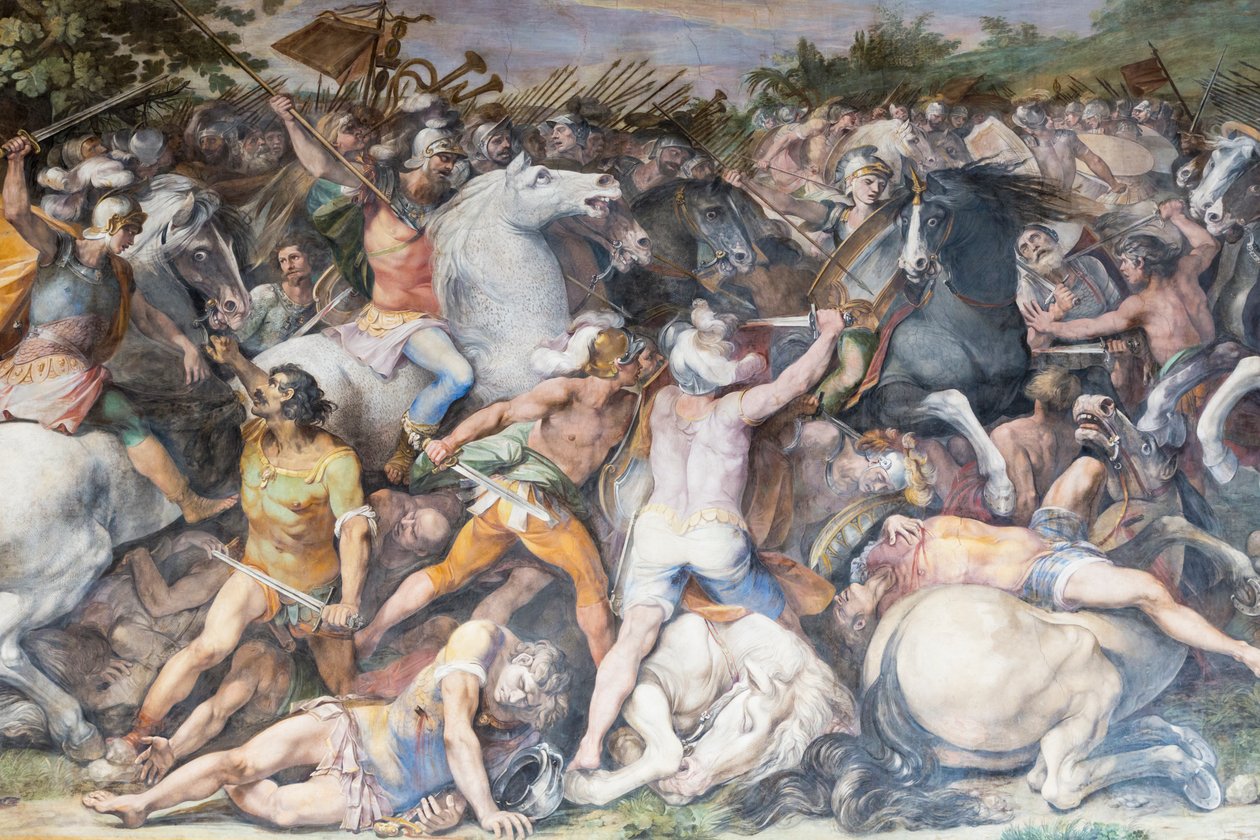 Slaget ved Tullus Hostilius, Rom, Italien av Unknown