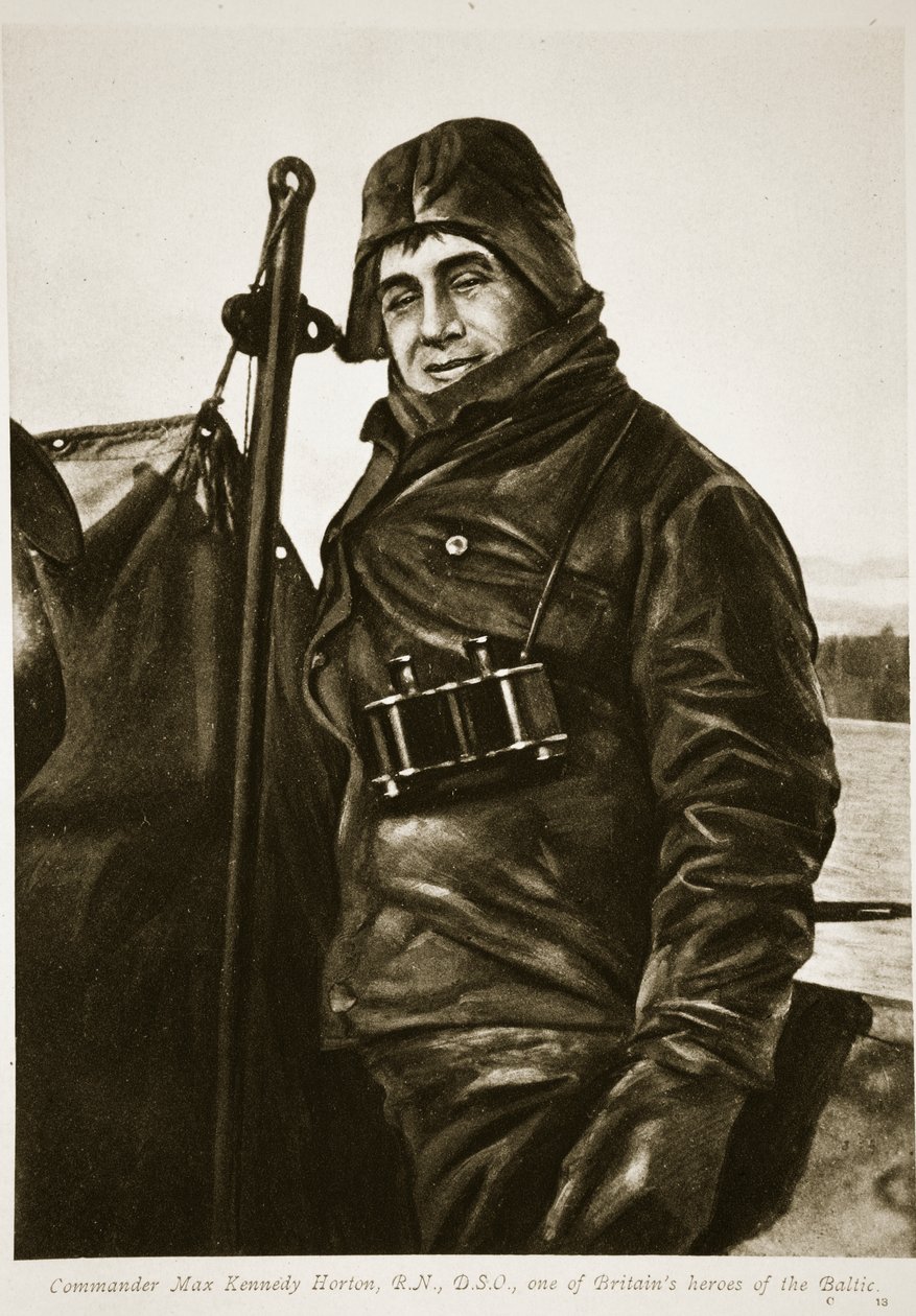 Kommandør Max Kennedy Horton, R.N., D.S.O., en af Storbritanniens helte i Østersøen, 1914-19 sverige av Unknown