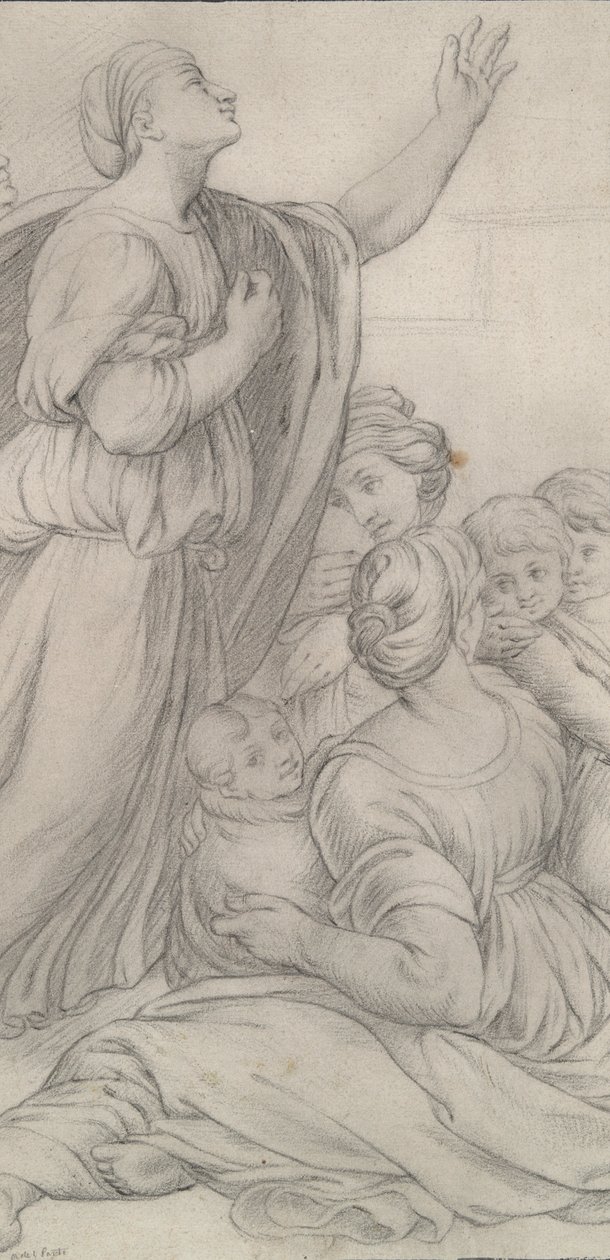 Grupp med sex figurer av Unknown