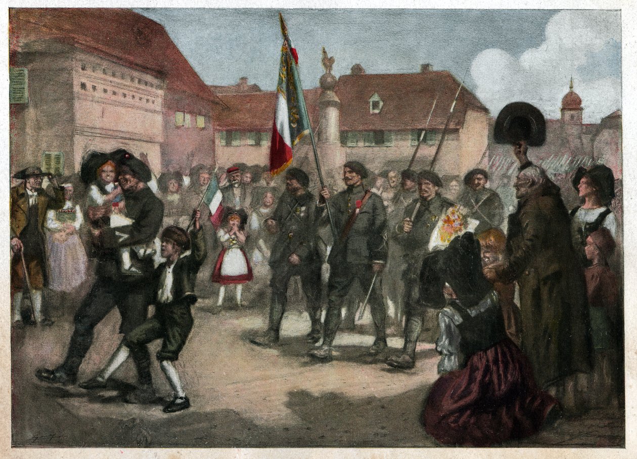 Befrielsen av Alsace Lorraine. Befrielsen av Alsace-Lothringen. av Unknown