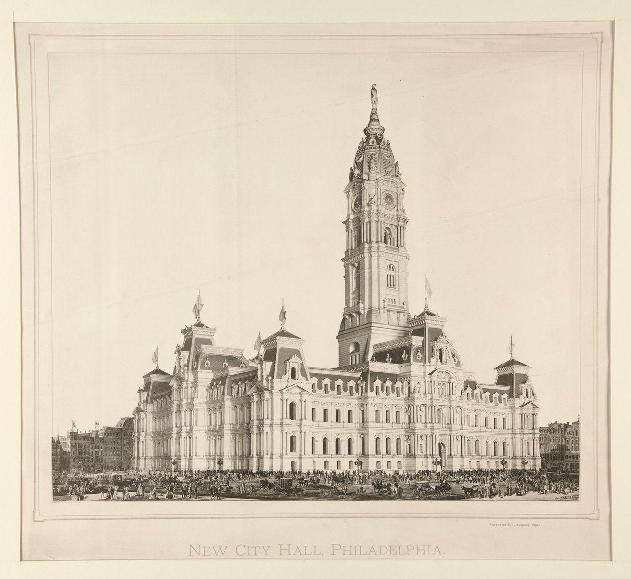 Nya stadshuset, Philadelphia av Unknown