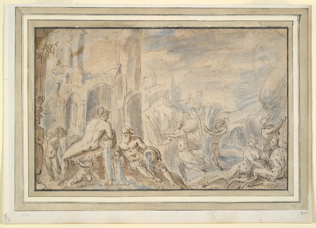 Pan och Syrinx av Unknown