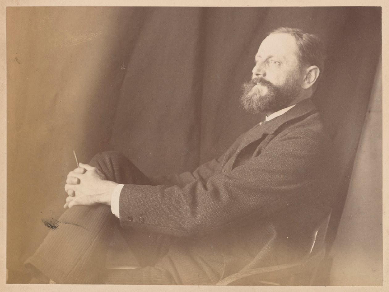 Porträtt av Frederick B. Schell, från albumet [Sydney, Australien] av Unknown
