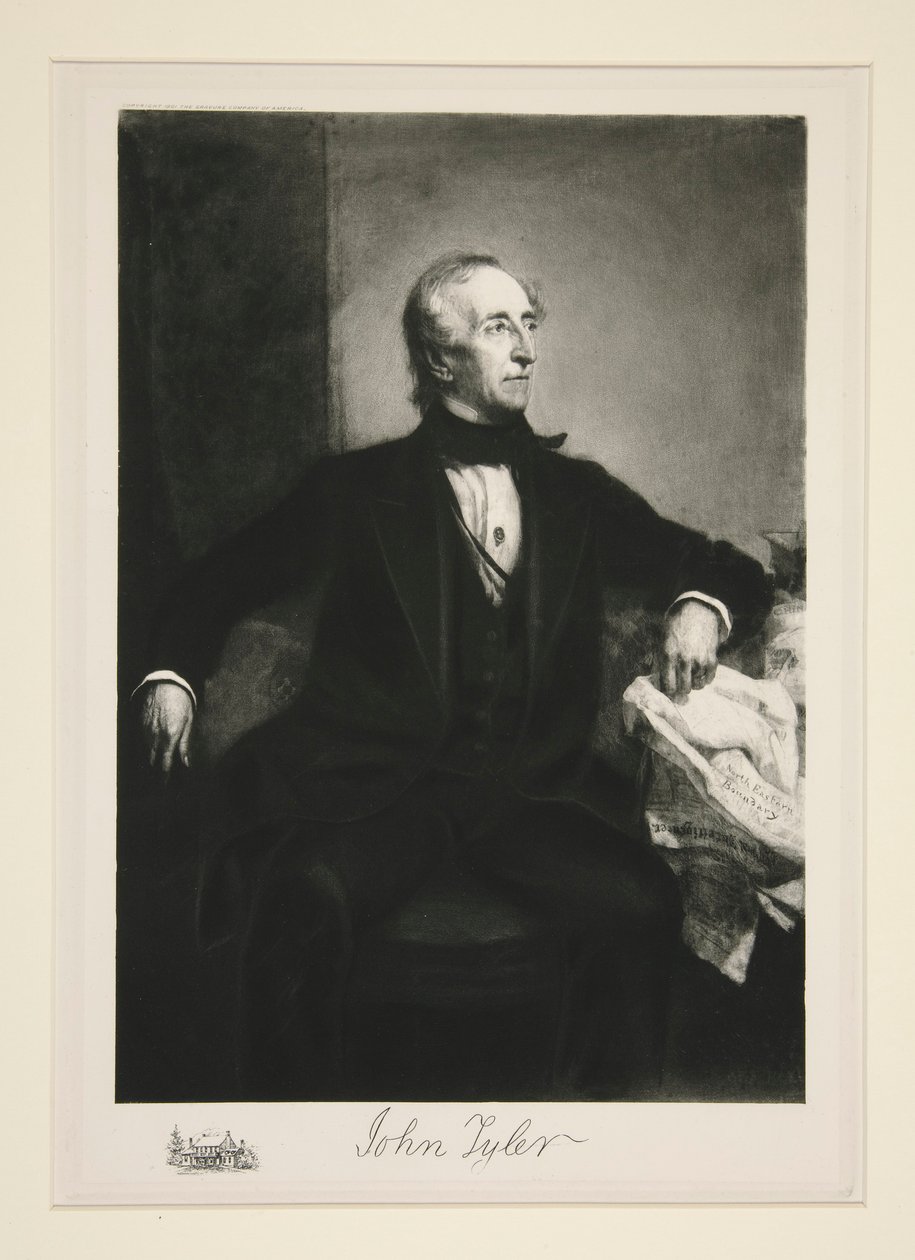Porträtt av John Tyler av Unknown
