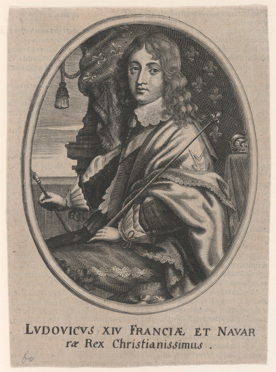 Porträtt av Ludvig XIV, kung av Frankrike och Navarra av Unknown
