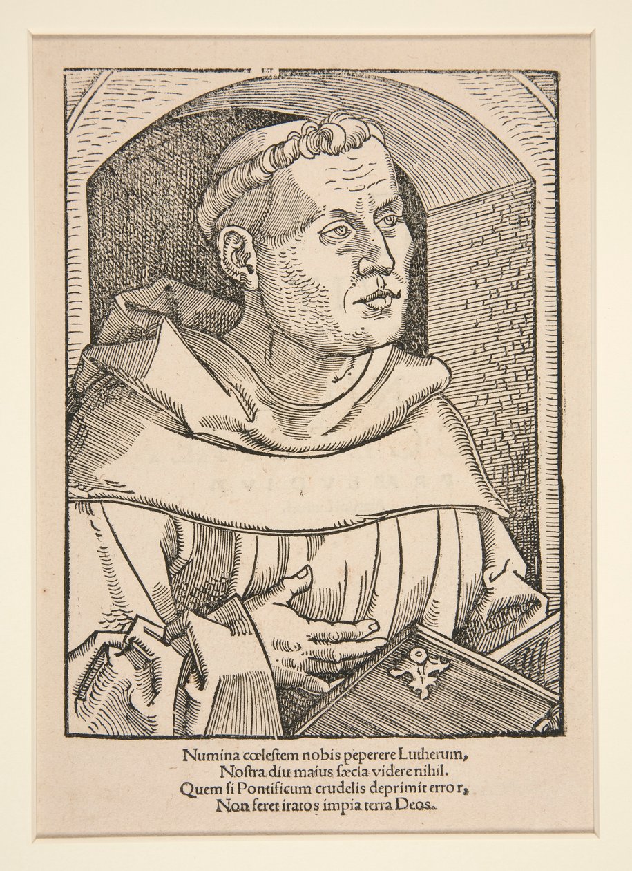Porträtt av Martin Luther av Unknown