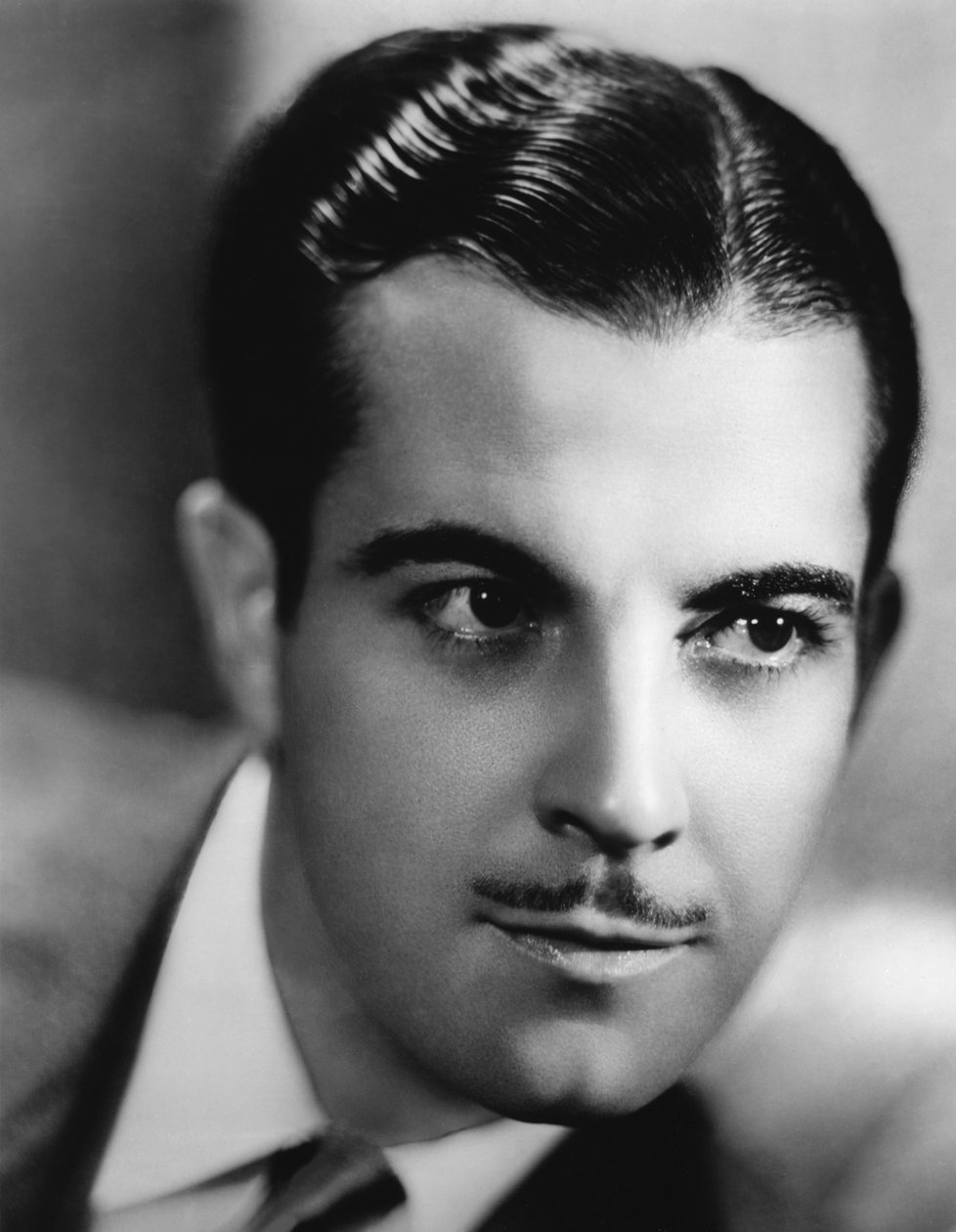 Porträtt av Ramon Novarro (1899-1968), mexikansk filmskådespelare av Unknown