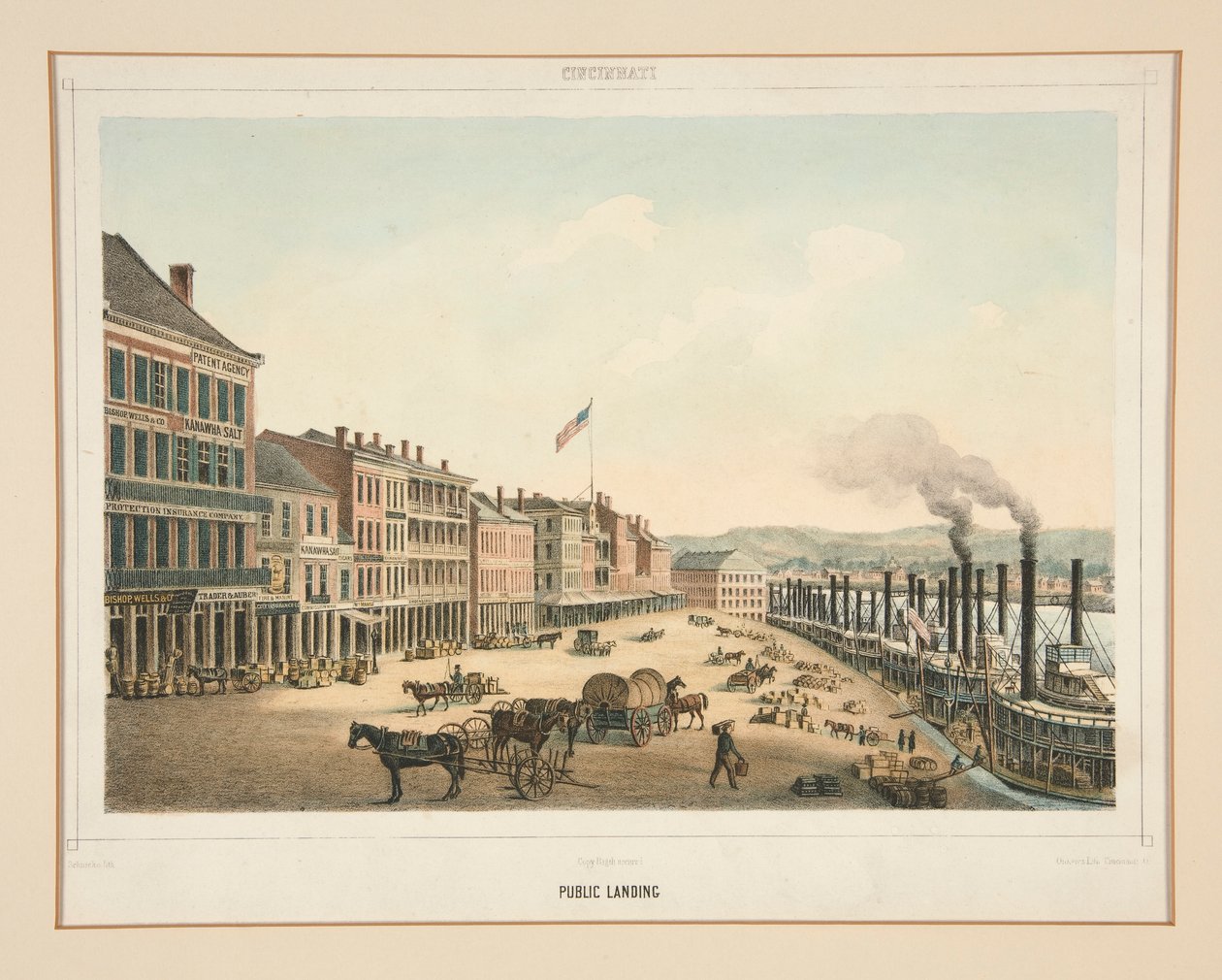 Offentlig landning, Cincinnati av Unknown