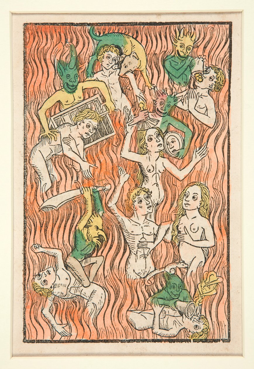 Skärselden, illustration från The Soul Root Garden av Unknown