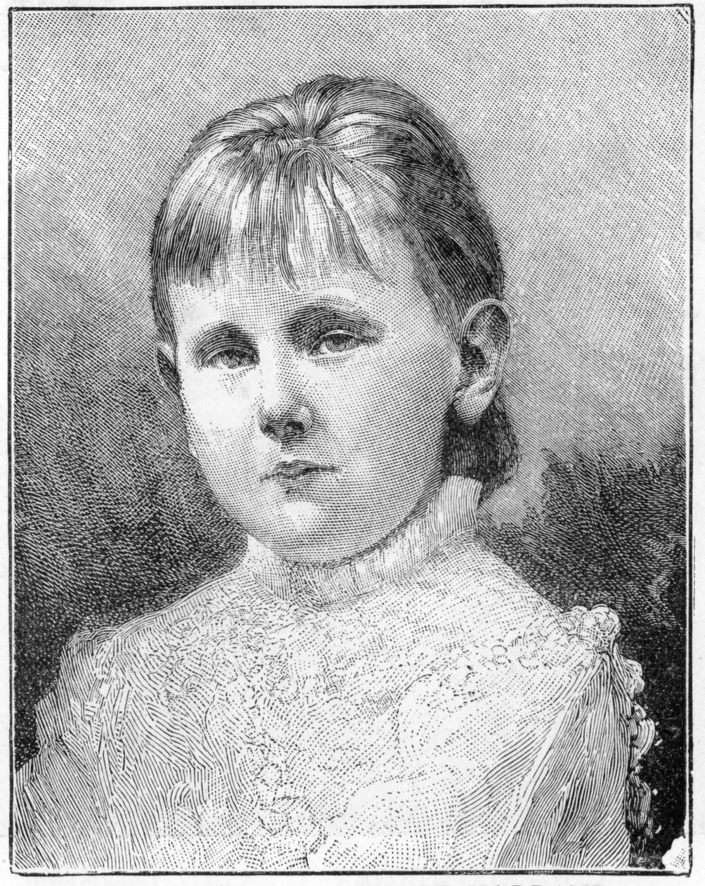 Drottning Wilhelmina av Holland, 1893 av Unknown