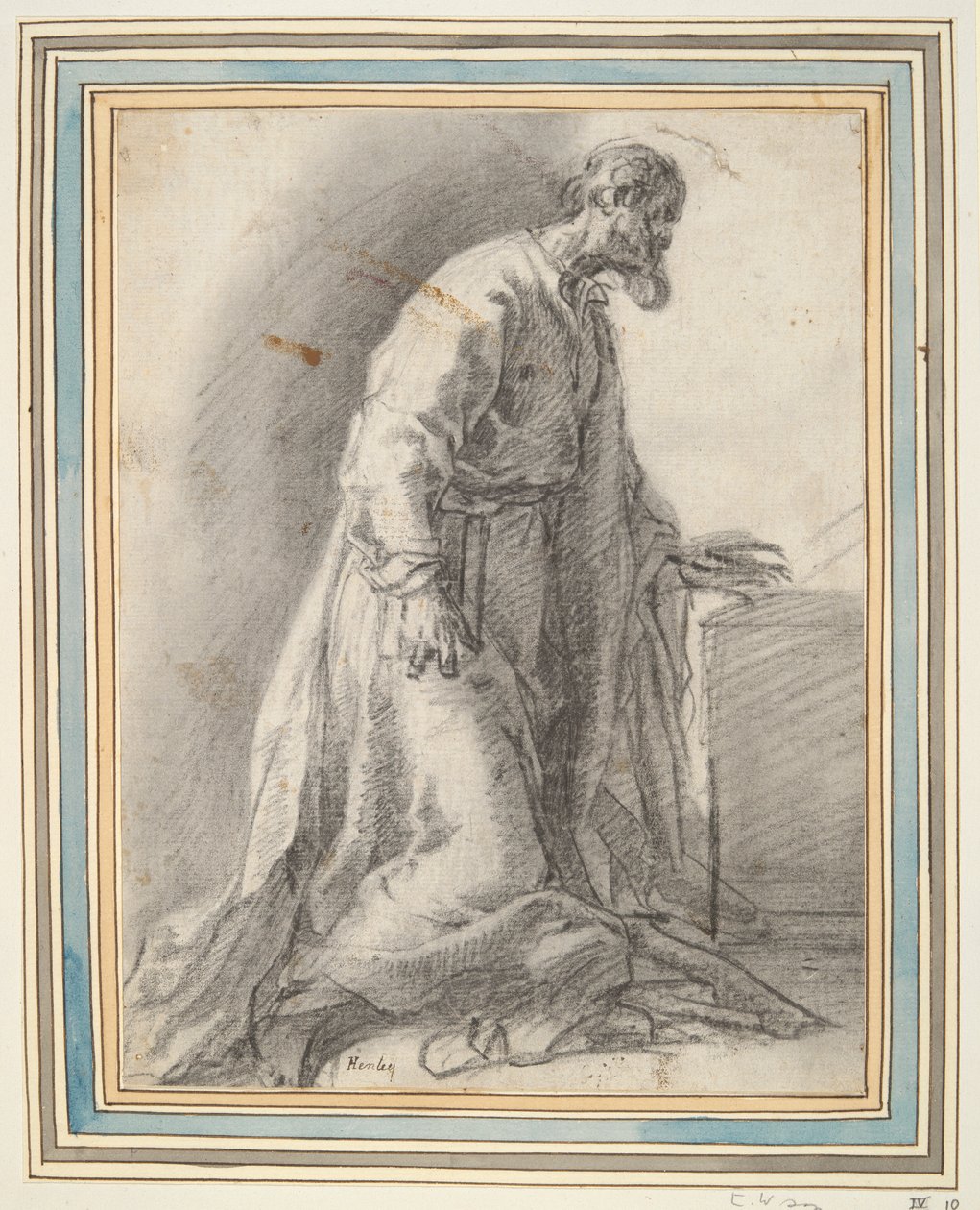 Saintly Figure knästående av Unknown