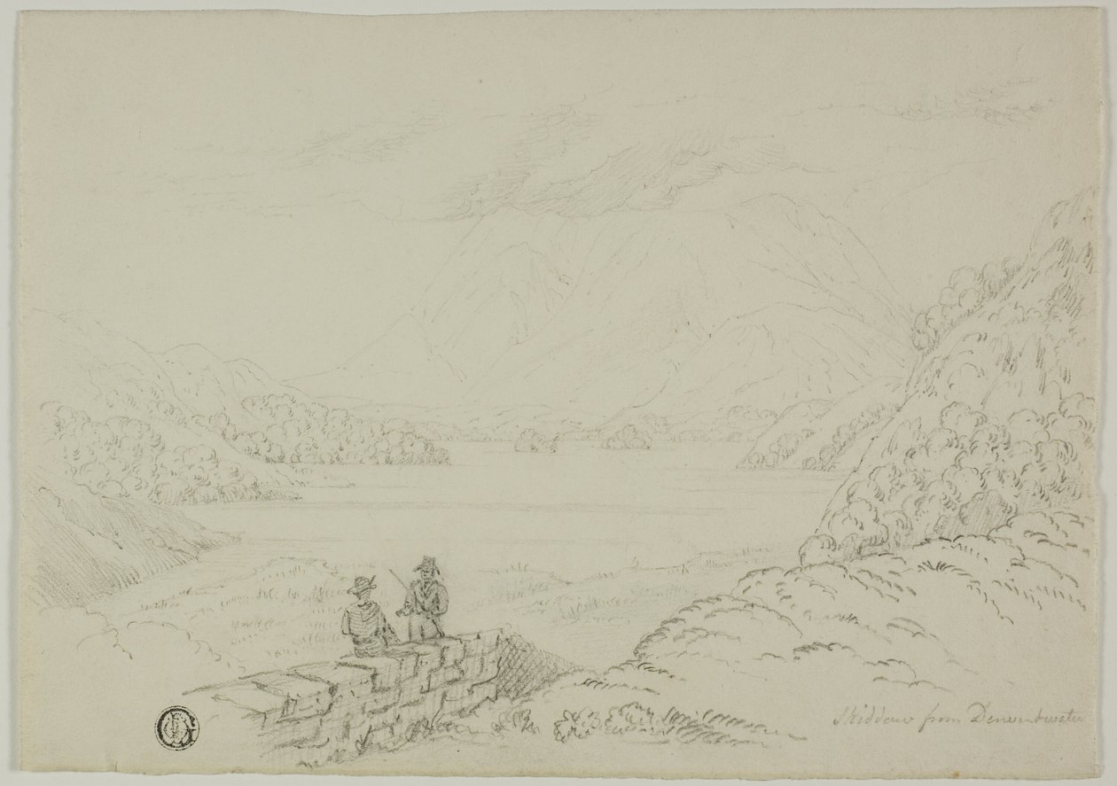 Skiddaw från Derwentwater av Unknown