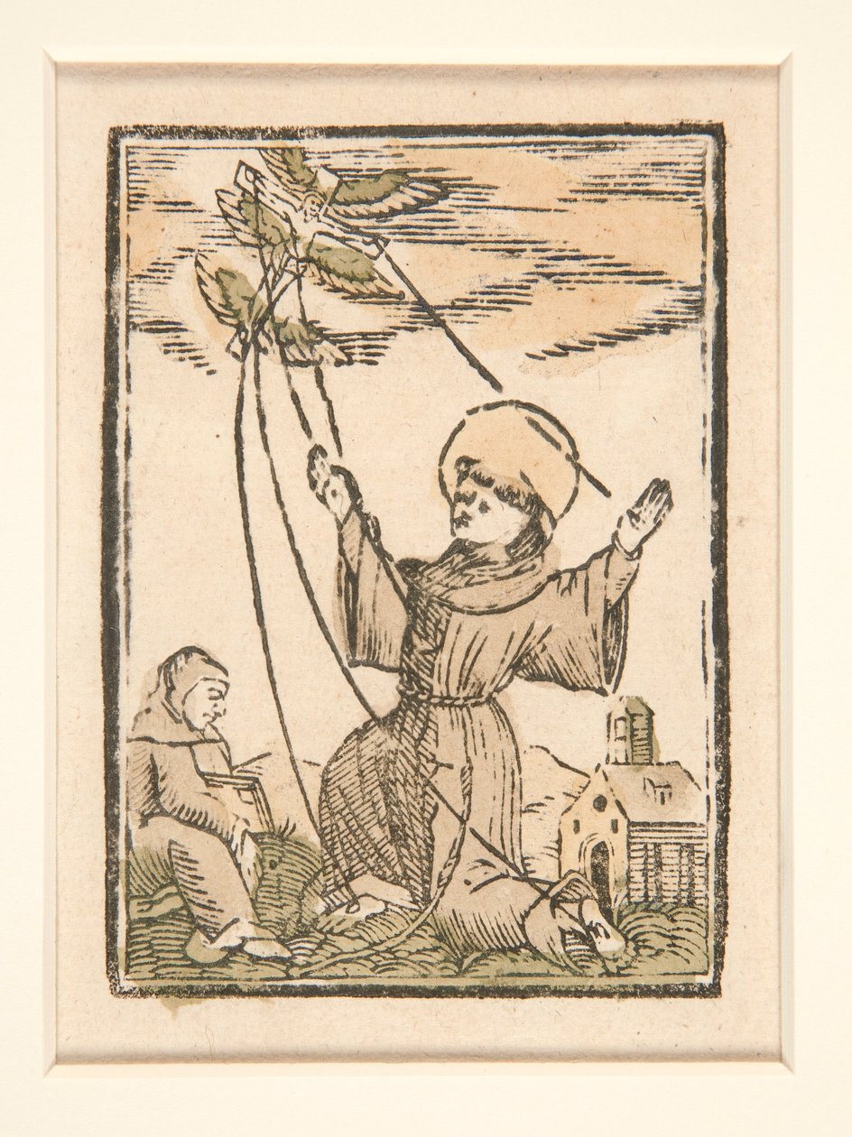 St Francis av Assisi tar emot Stigmata av Unknown