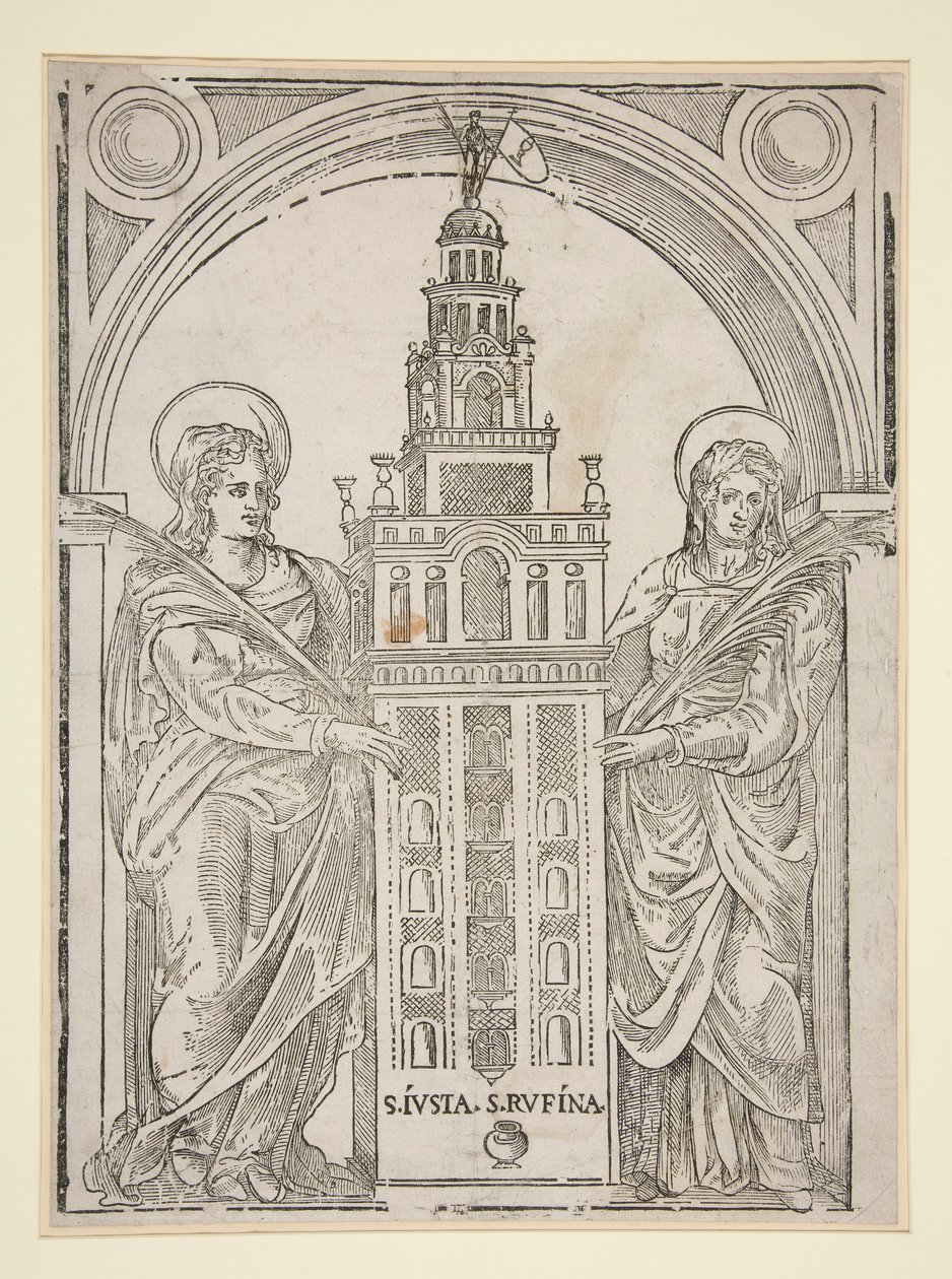 St. Justa och St. Rufina av Unknown