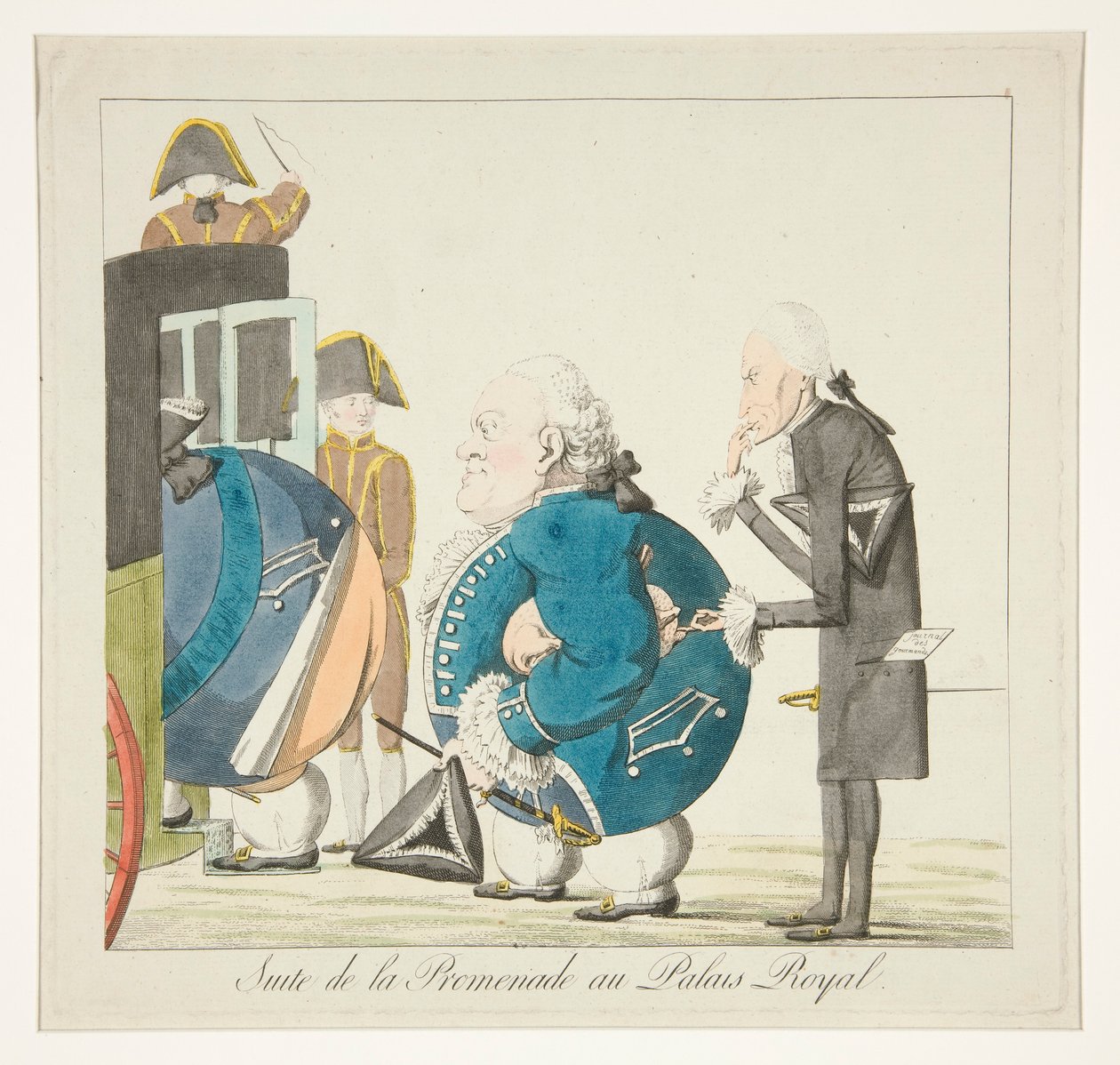 Suite de la Promenade au Palais-Royal (efter strandpromenaden på Palais-Royal) av Unknown