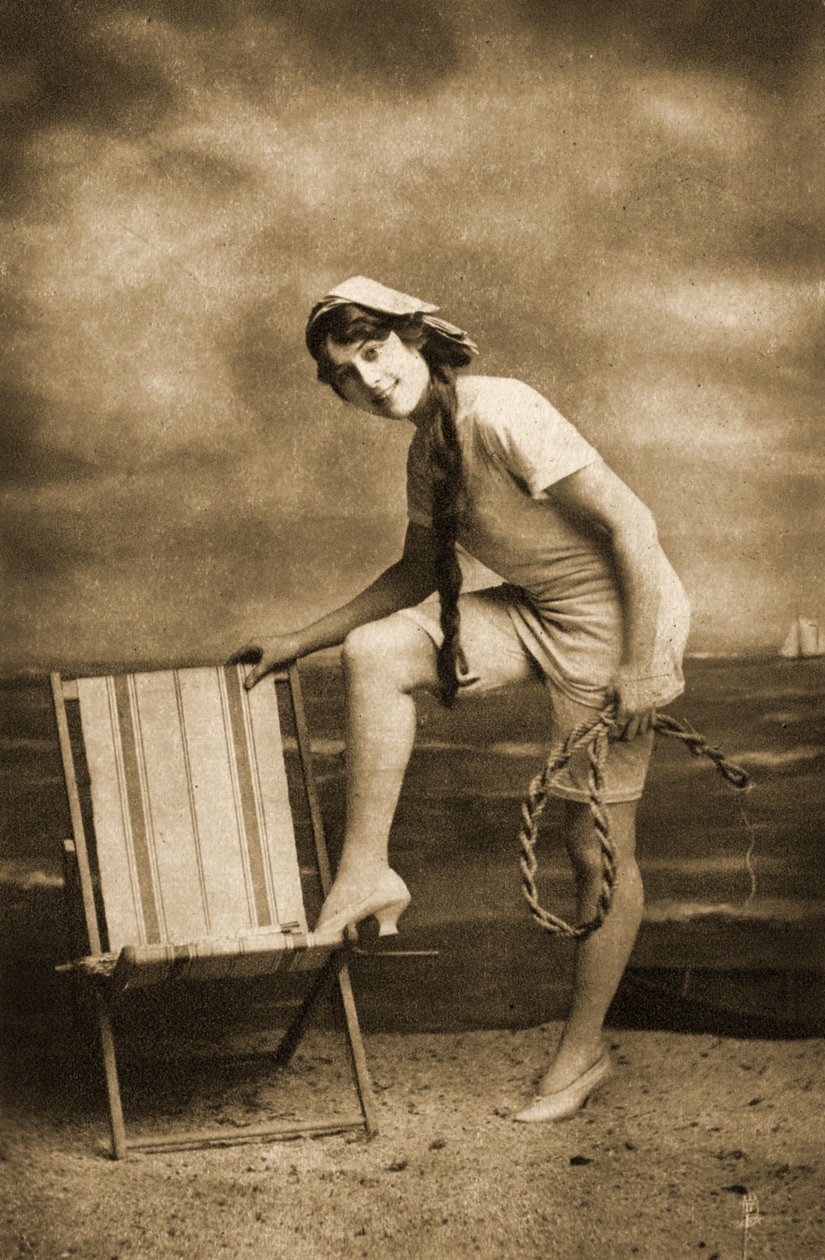 Semestertjejen, ca 1905 av Unknown