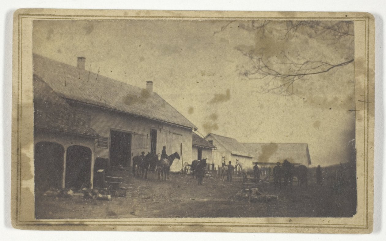 Utan titel (ladugårdens utsida) av Unknown