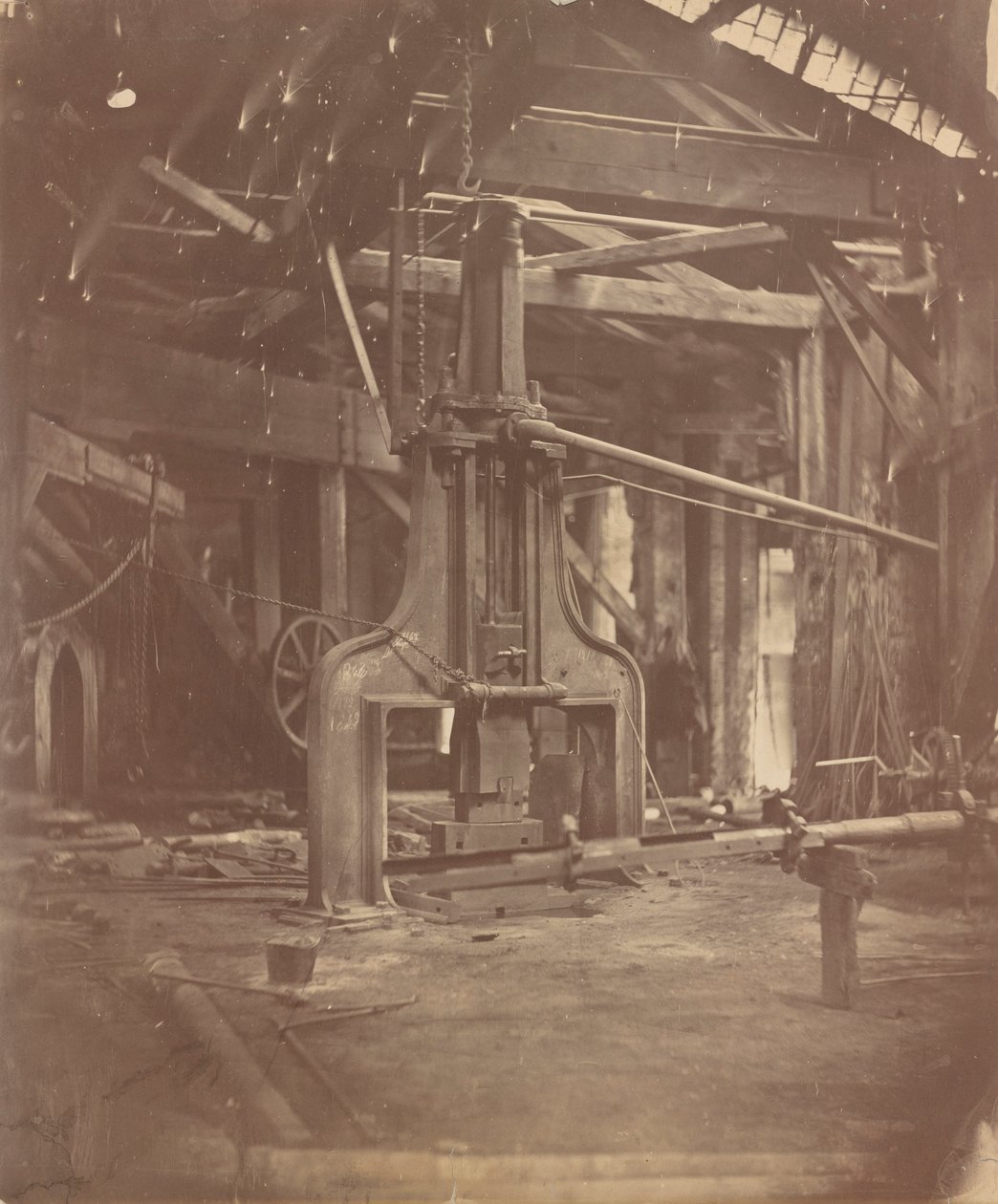 Utan titel [Steamhammer, West Point Foundry, Cold Spring, New York] av Unknown