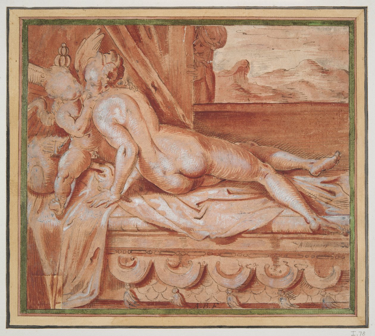 Venus och Amor av Unknown