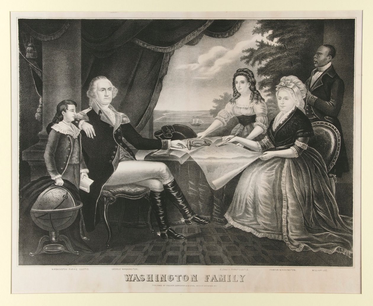 Washington familj av Unknown