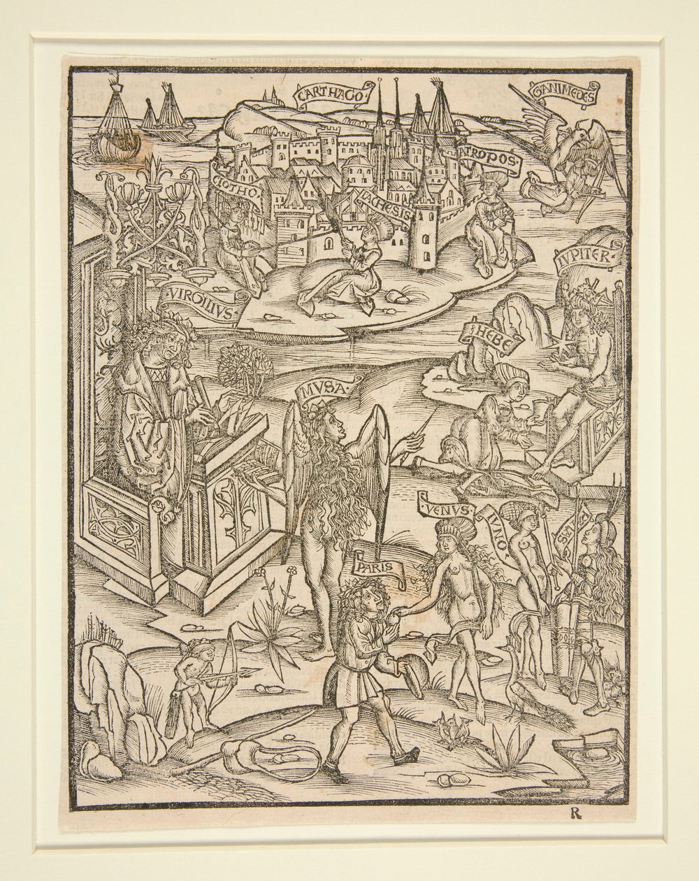 Träsnitt från Vergilius i Strasbourg, 1502 av Unknown