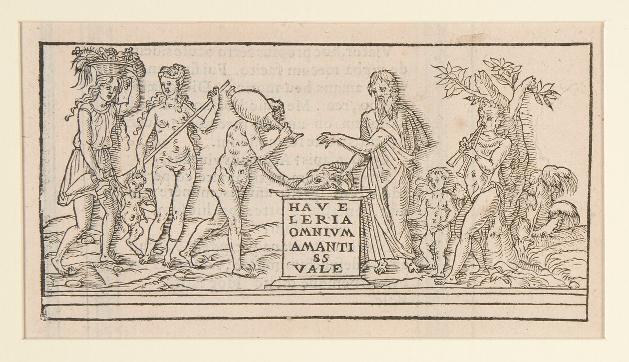 sida från kopia efter Francesco Colonna av Unknown