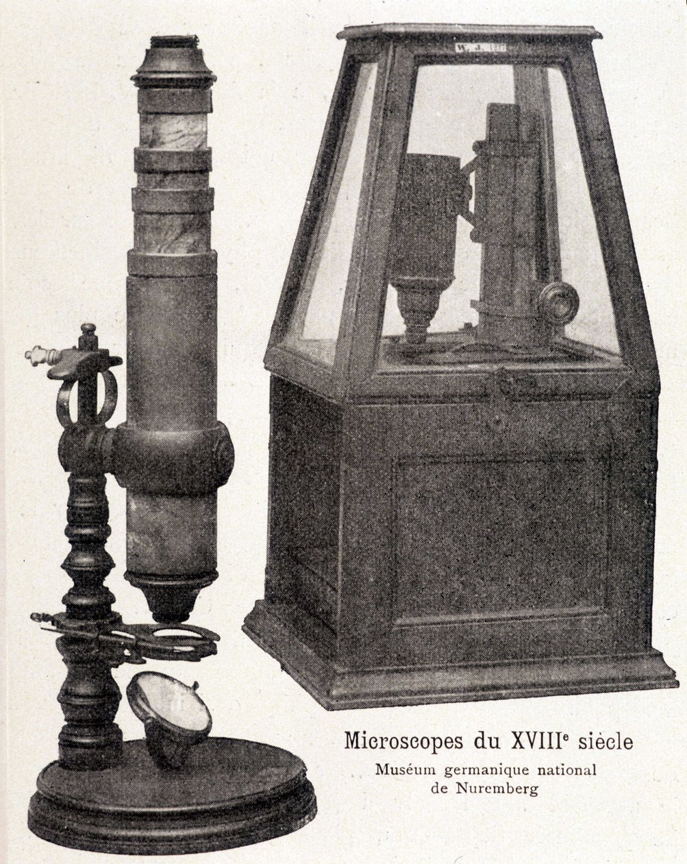 1700-talsmikroskop: Nationalgermanska museet i Nürnberg. av Unknown artist