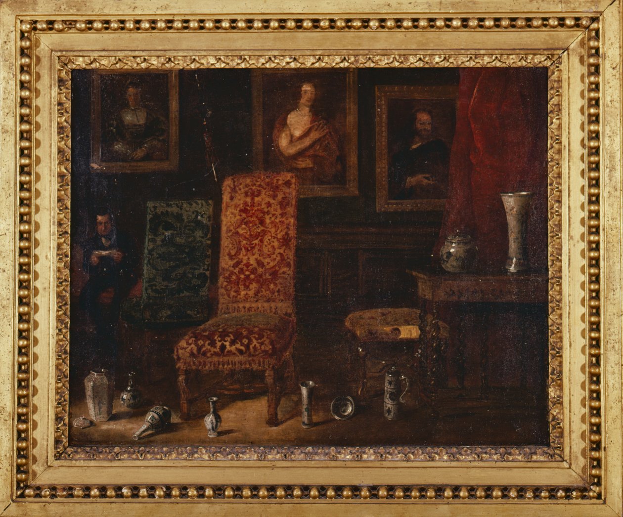 1800-talsinteriör av Unknown artist