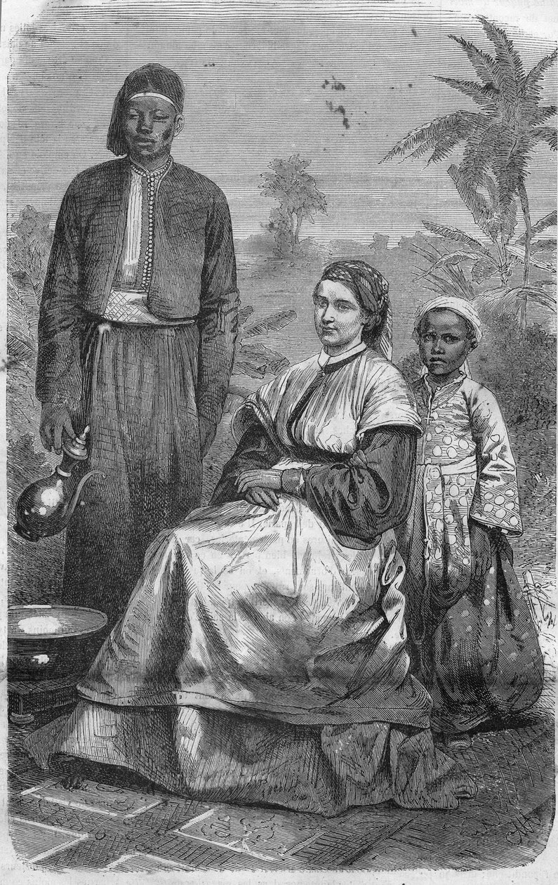 ALEXANDRINE PETRONELLA FRANCINA TINNE (1839 1869). Holländsk resenär, mördad i Centralafrika av tuaregerna. av Unknown artist