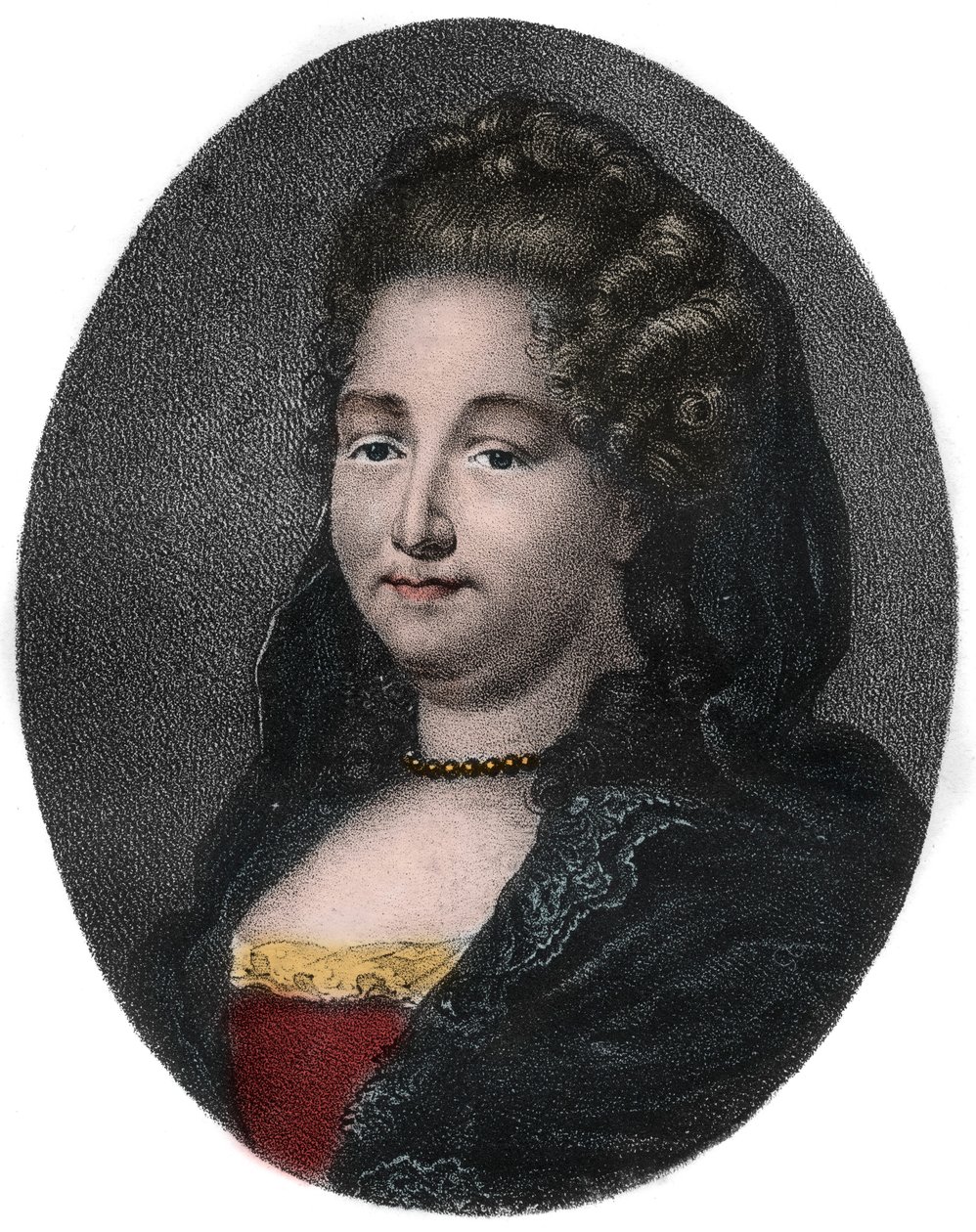 ANNE DACIER (f. Lefebre) Fransk grekisk forskare och översättare - porträtt av Anne Lefebvre dit Madame Dacier (Mme Dacier), fransk forskare (1647-1720). av Unknown artist