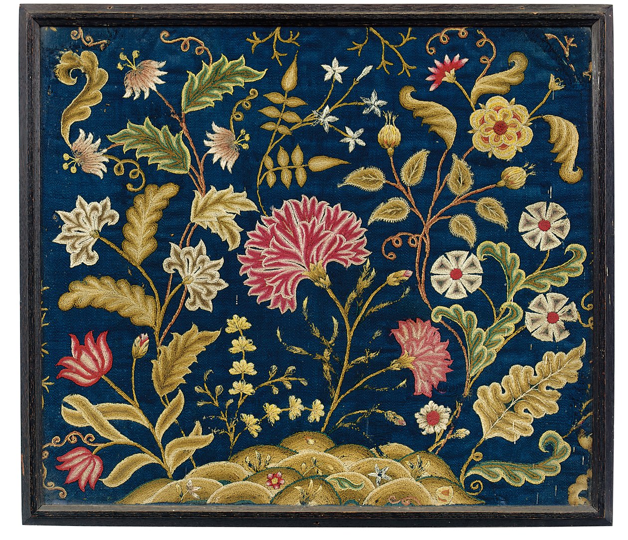 En George II broderad bild, ca 1740 av Unknown