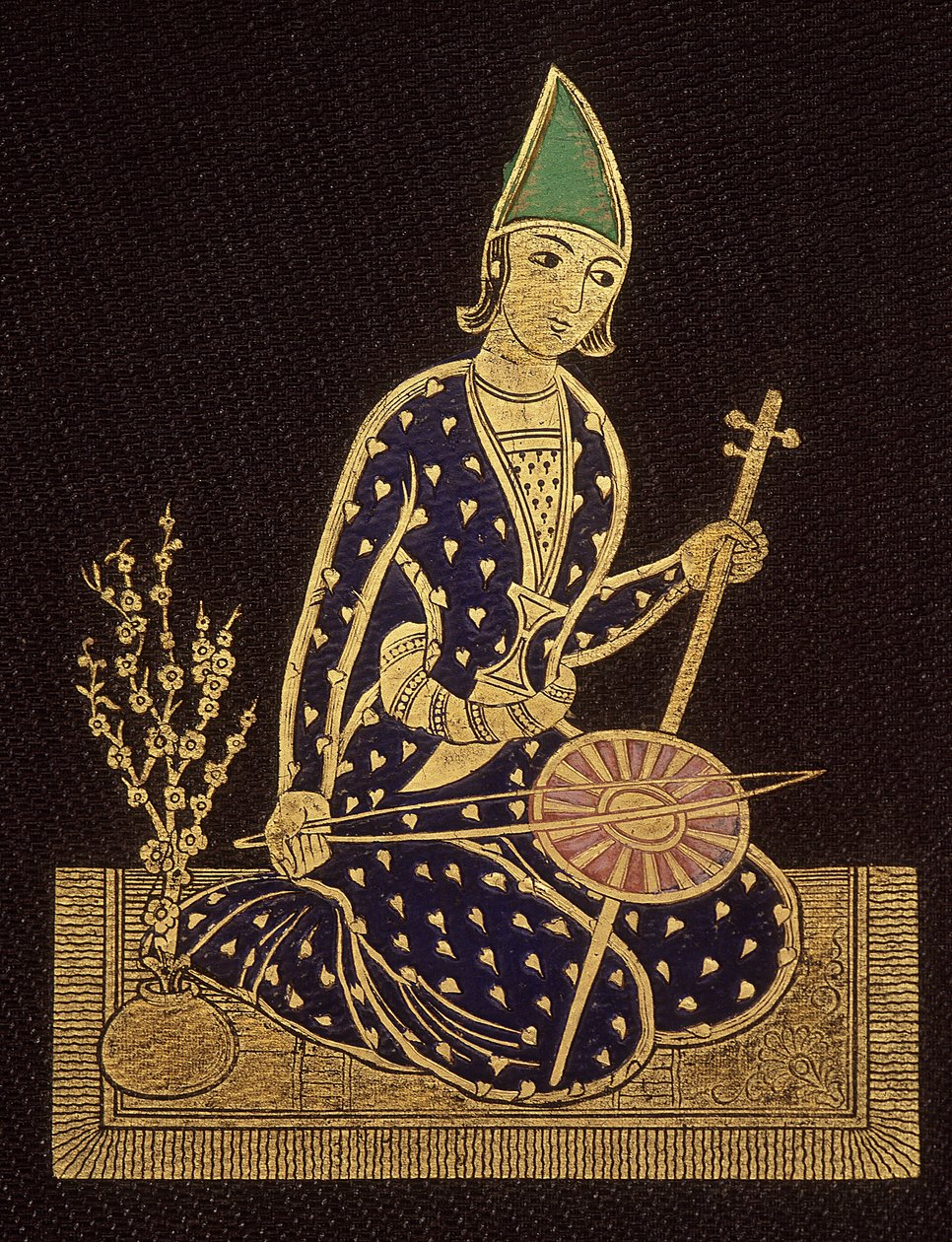 En perser. Baksidan av boken "" Journey to Persia "" av prins Alexis Soltykoff av Unknown artist