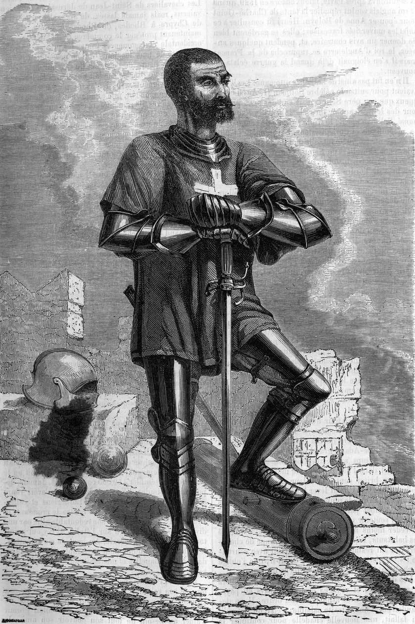 En riddare från staden Rhodos (Grekland), på 1500-talet. av Unknown artist