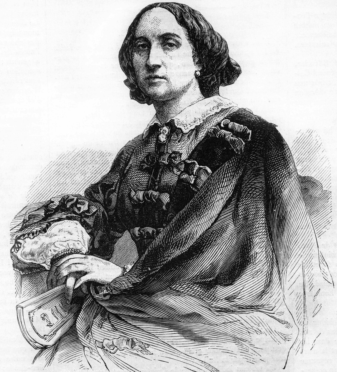 Adelaide Ristori (1822-1906), italiensk tragedi. av Unknown artist