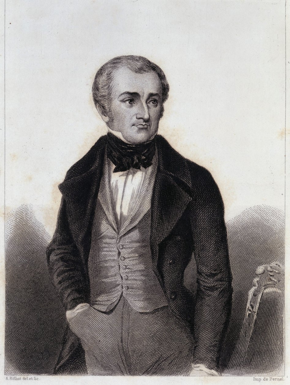 Adolphe Thiers (1797-1877) - gravyr i "Historien om Louis Philippes politiska och privata liv" av Unknown artist