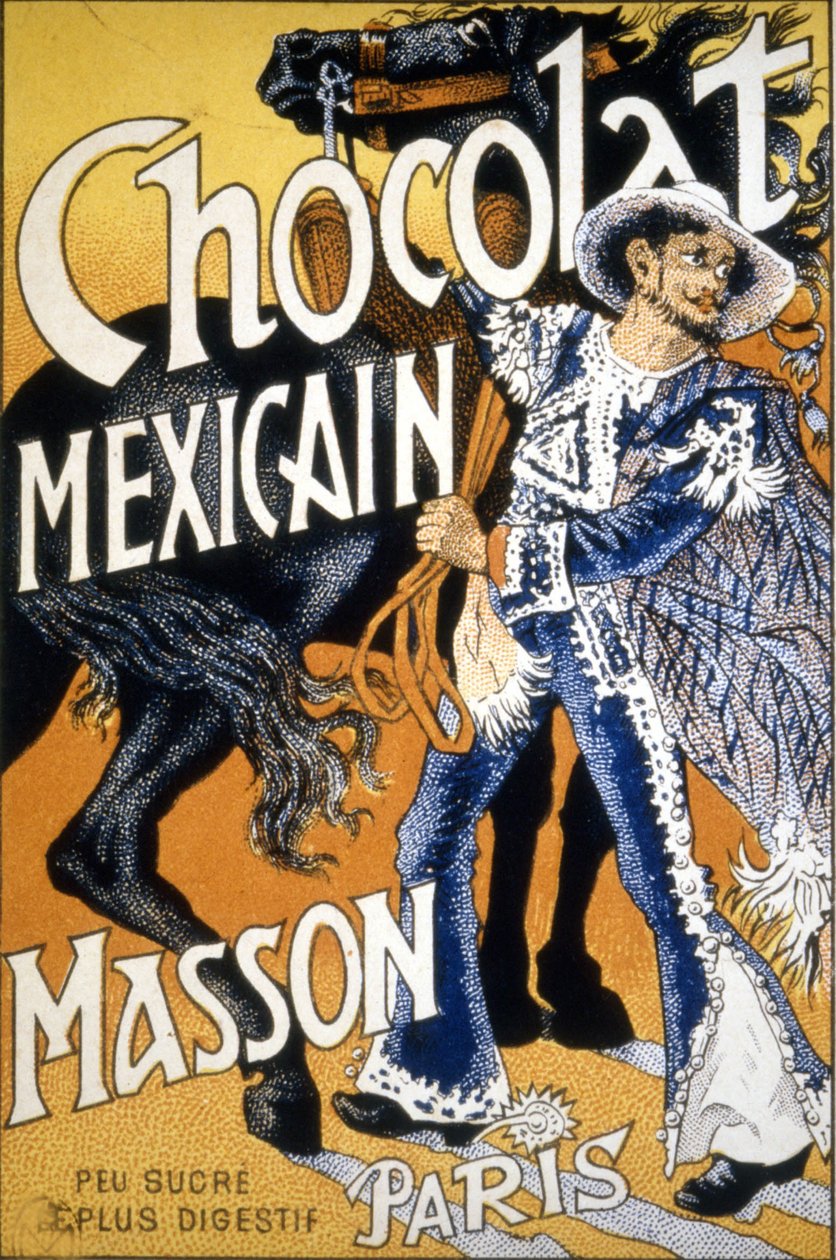 Reklam "" Chocolate Mexican Masson - något söt och mer matsmält". av Unknown artist