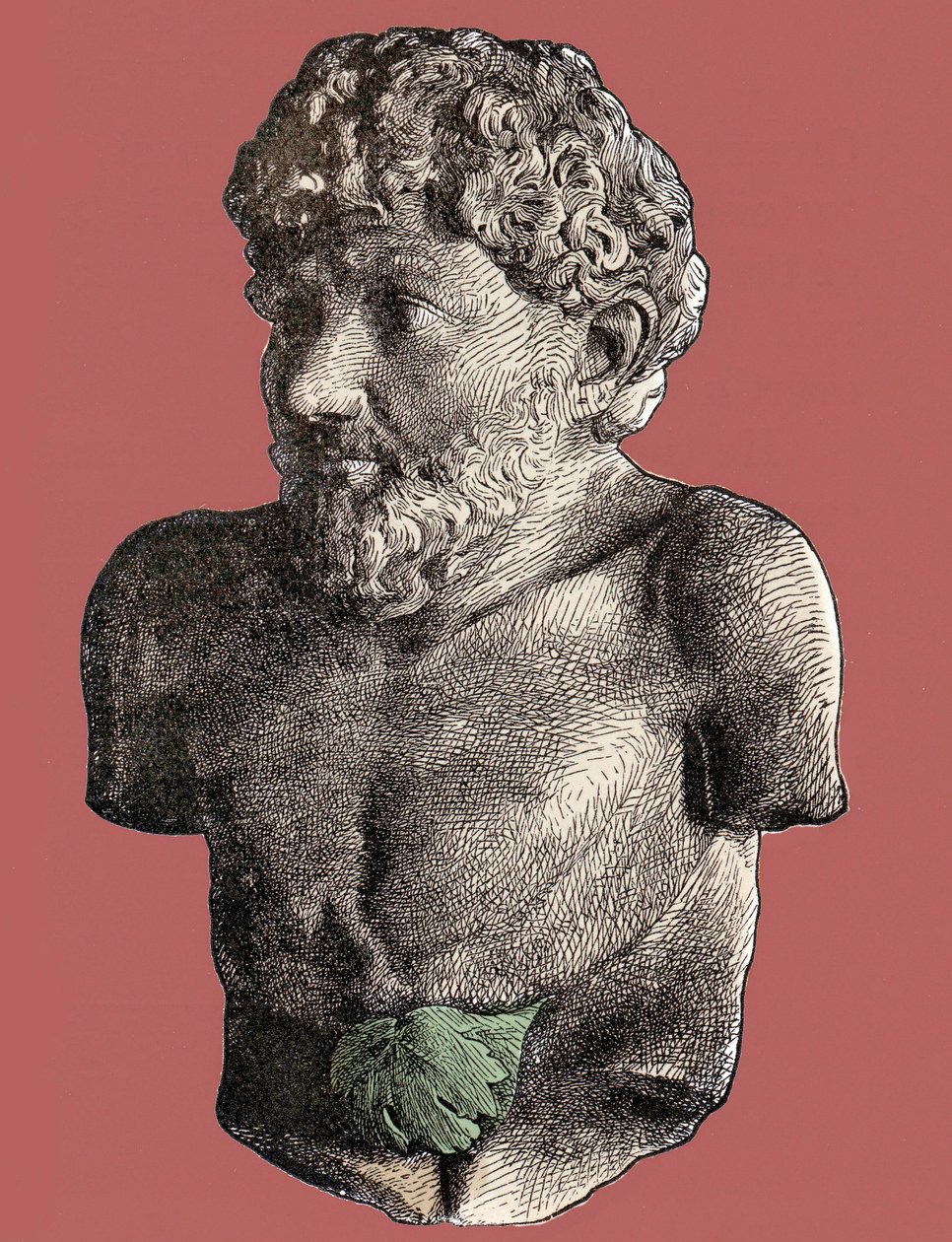 Aesop - Byst av den grekiska fabulisten Esope (cirka 620-cirka 564 f.Kr.) av Unknown artist