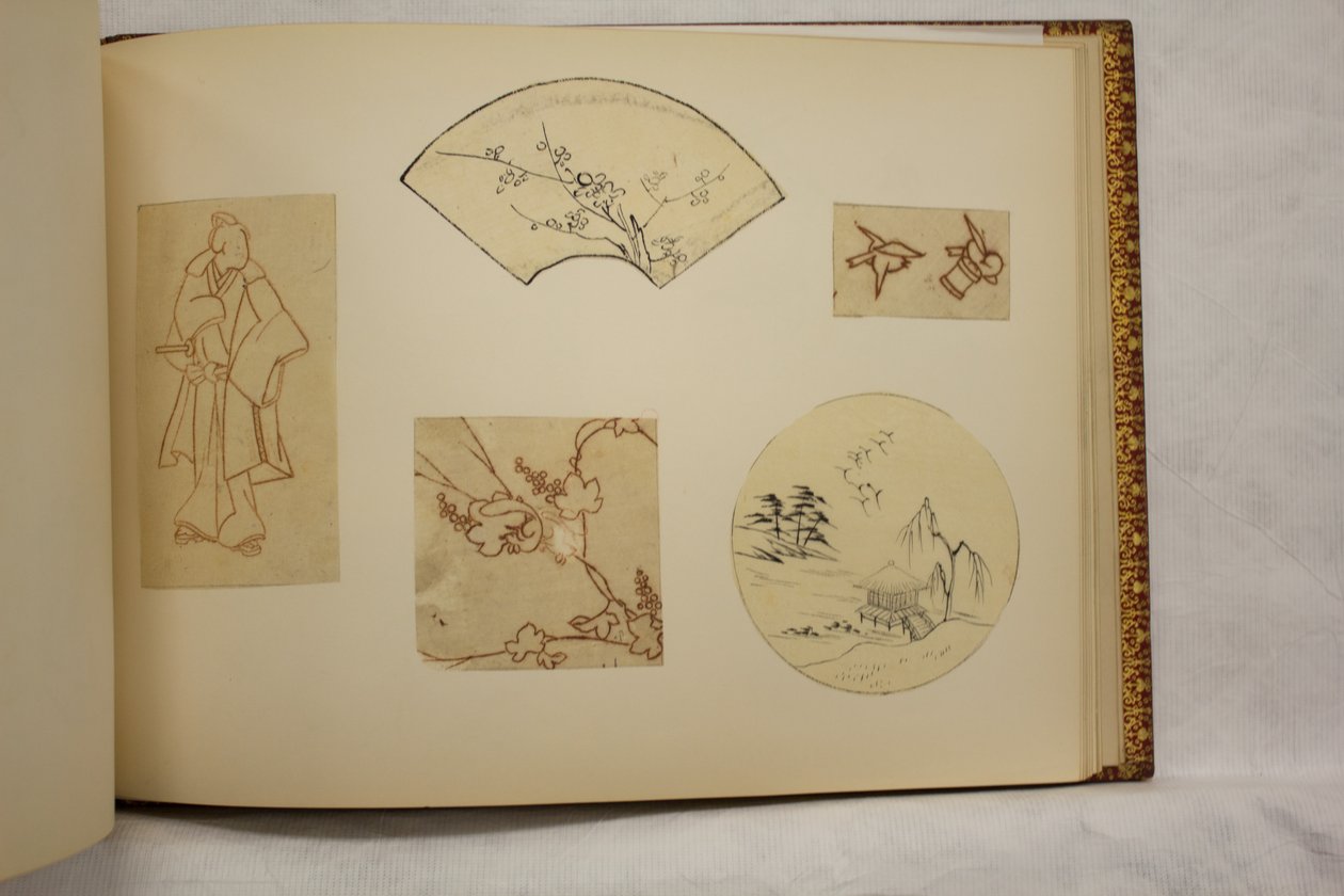 Album med skisser och teckningar av Unknown Artist