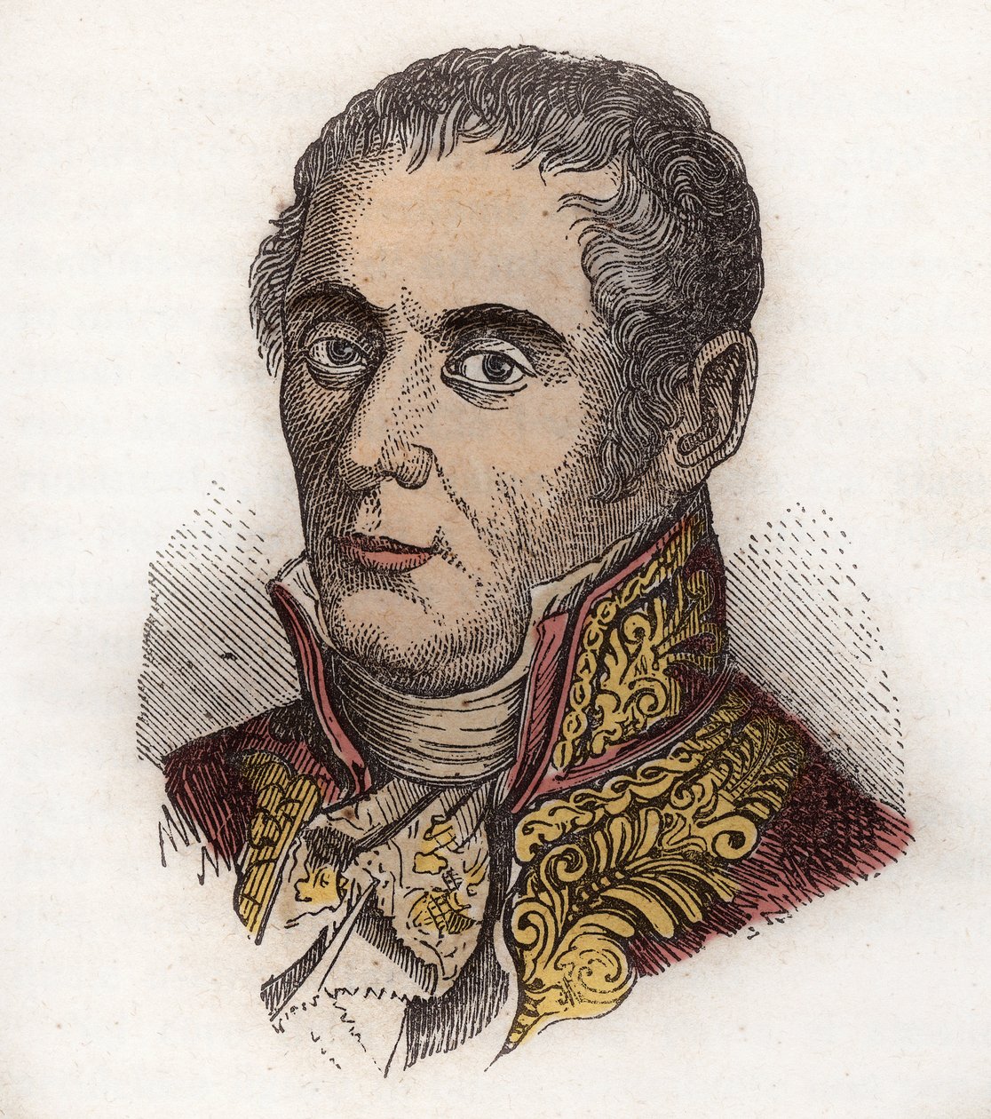 Alessandro Volta (1745-1827) italiensk vetenskapsman, känd för sin uppfinning av den voltaiska högen av Unknown artist