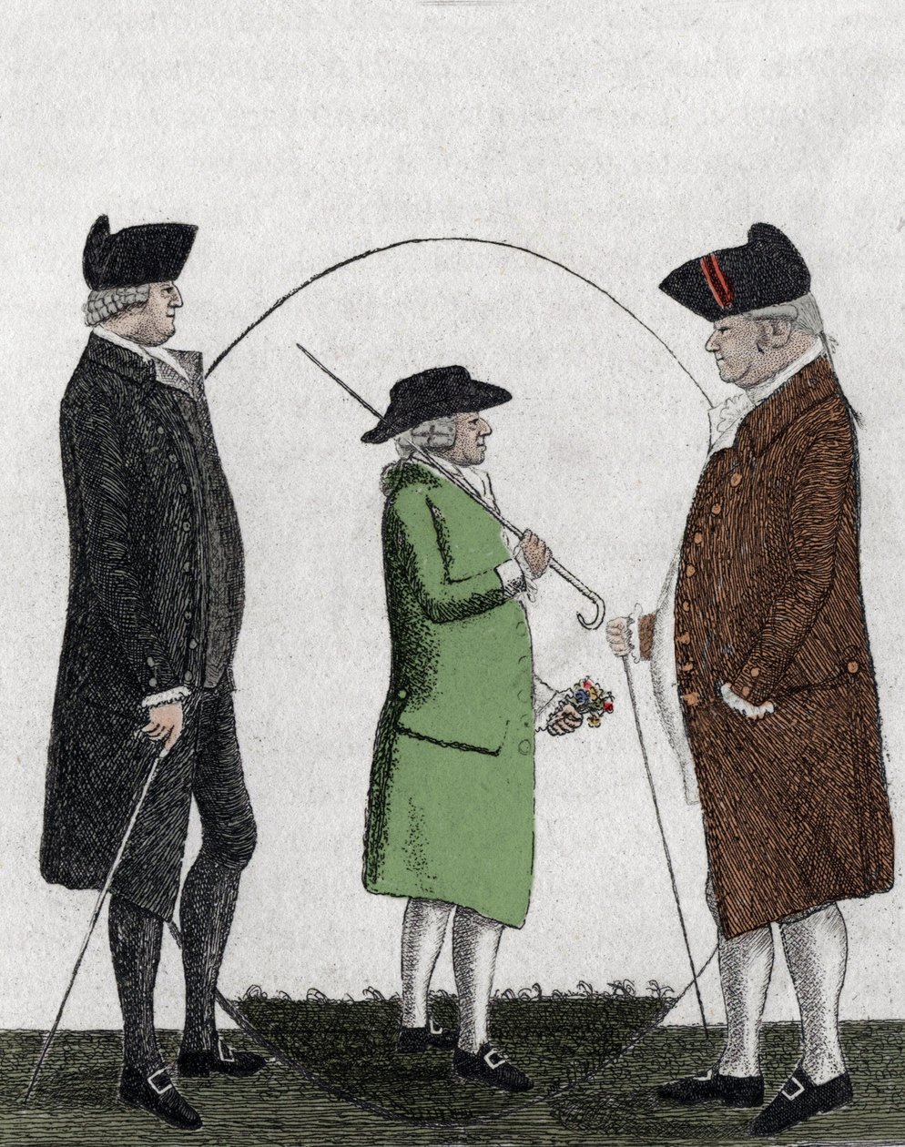 Alexander Gordon, Lord Rockville (1739-1792); Adam Smith (1723-1790) - gravyr - 1800-talet av Unknown artist