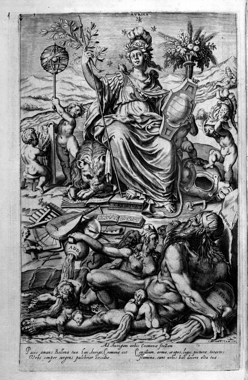 Allegori över staden Cremona av Unknown artist