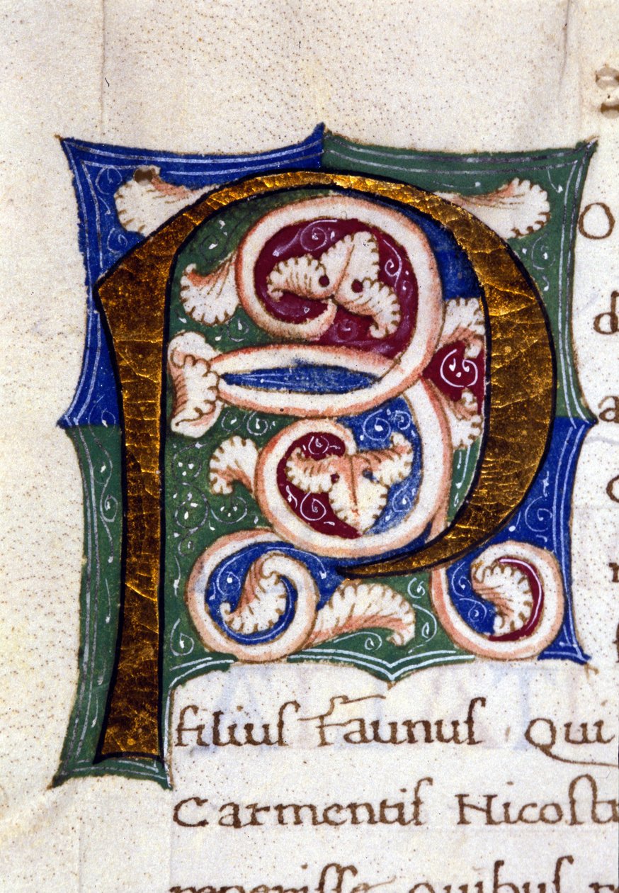 Alfabet: miniatyrbokstaven P av Unknown artist
