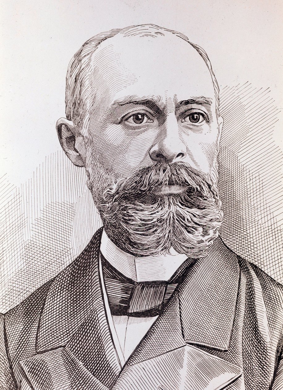 Antoine-Henri Becquerel, fransk fysiker (gravyr) av Unknown artist