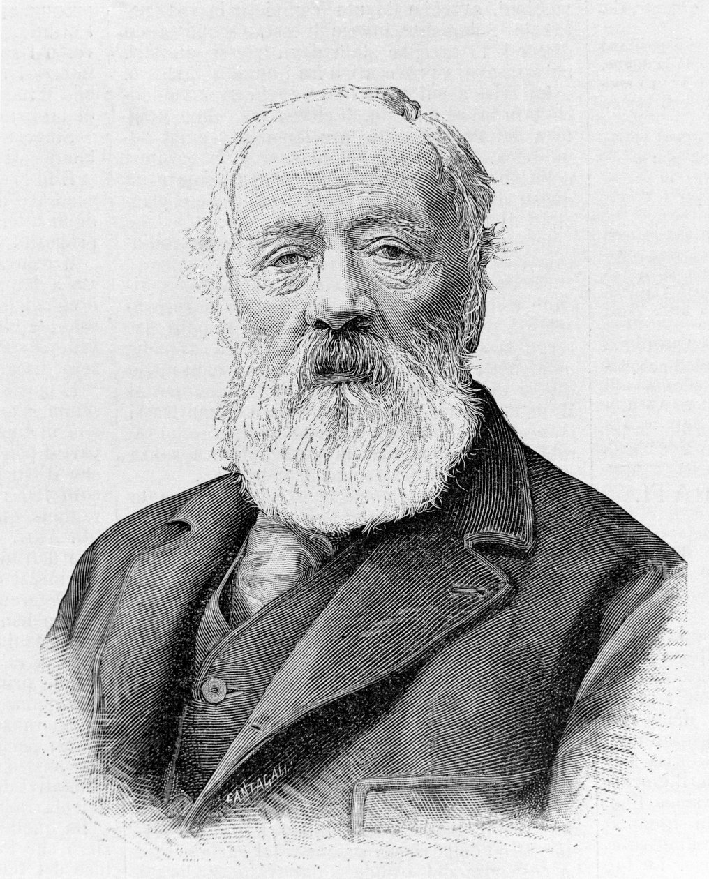 Antonio Meucci, uppfinnaren av rösttelegrafen. av Unknown artist