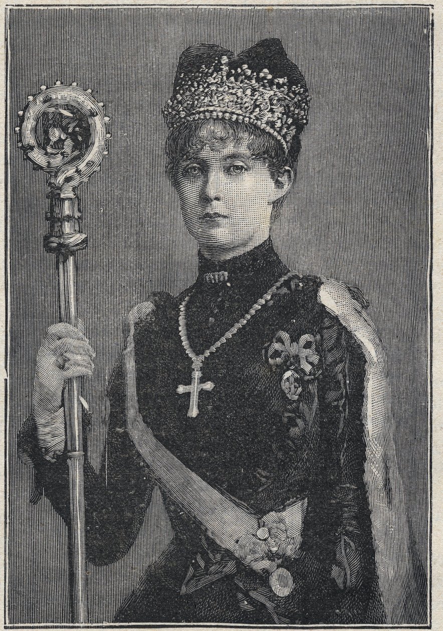 Ärkehertiginna Margarethe Klementine av Österrike - Margaret Clementine Marie av Österrike 1870-1955 Ärkehertiginna av Österrike - gravyr av 1892 av Unknown artist