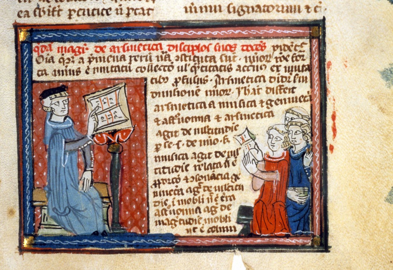 Aritmetisk kurs - Medeltidens belysning (ref.418 av Unknown artist