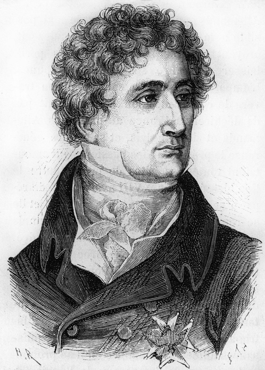 Armand Emmanuel du Plessis (1766-1822), hertig av Richelieu, fransk politiker. av Unknown artist
