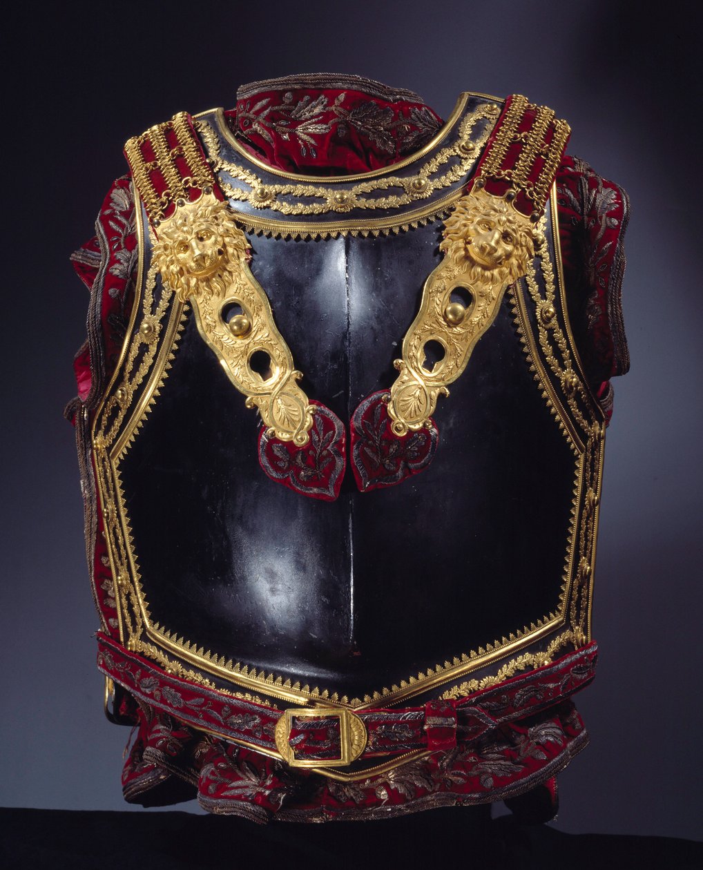 Pansarkista designad för kejsar Napoleon I (1769-1821) 1807 för slaget vid Tilsit (Tilsitt) 1807. Paris, Museum of the Legion d