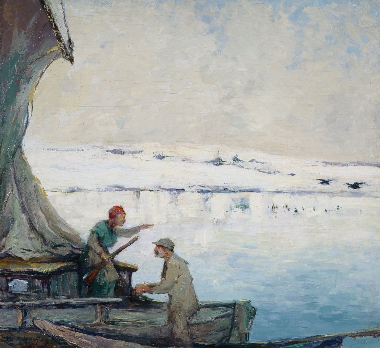 Alkor vid fjorden av Unknown Artist